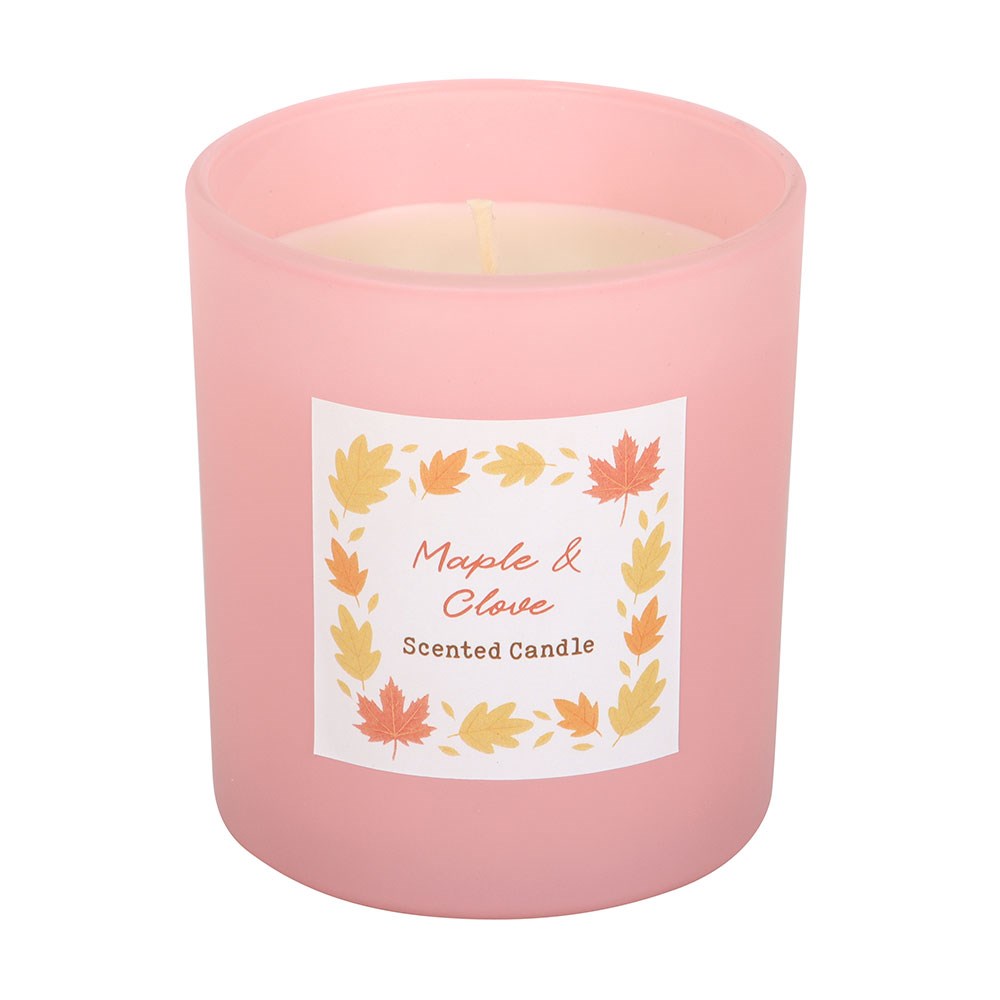 Candela profumata "Maple & Clove", sciroppo d'acero e chiodi di garofano