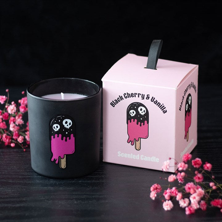 Candele profumate gotiche Summerween, Black Cherry and Vanilla Coconut and Coffins
