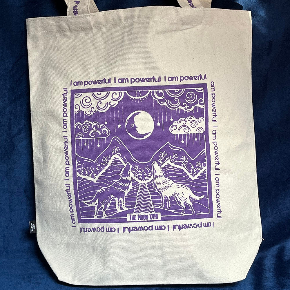 Borsa Tote Bag Tarocchi e frasi motivazionali