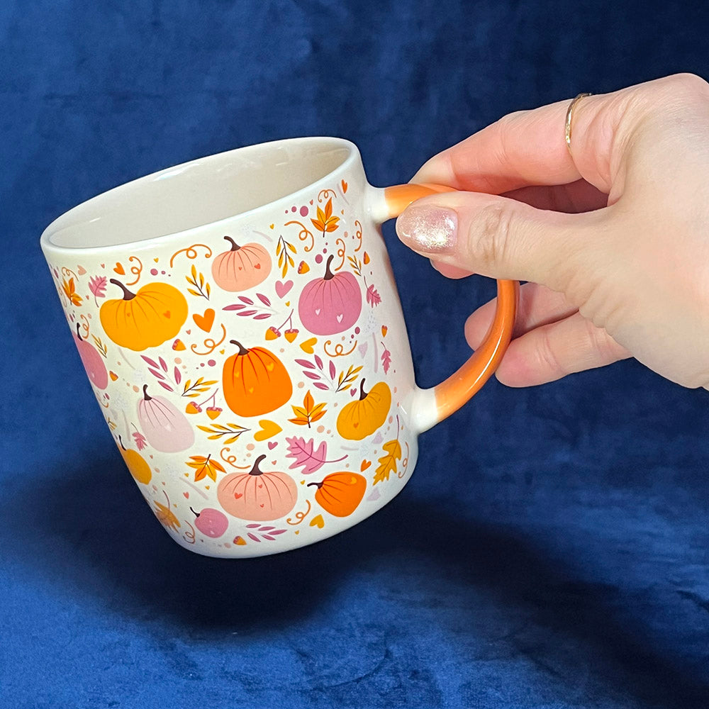 Tazza "Summer Pumpkin" zucca estiva, summerween, colori pastello, autunno