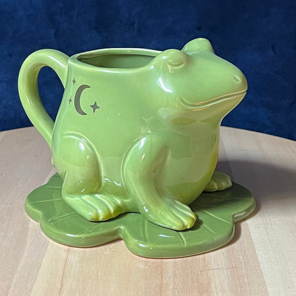 Tazza e piattino "Luna Frog"