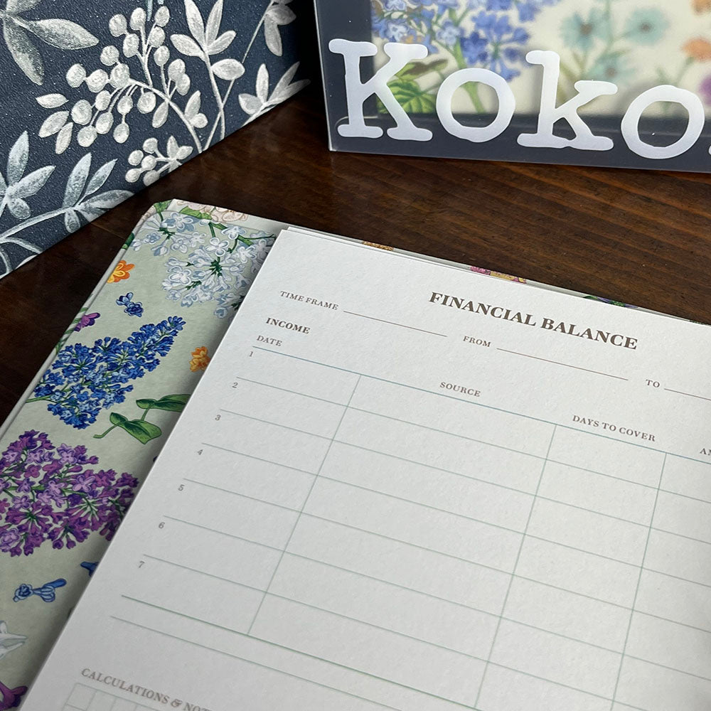 Agenda Seasonal Flowers 2024/2025 Weekly Planner 17 Mesi