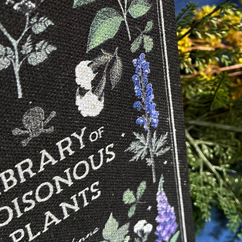 Scatola libro "Poisonous Plants", finto libro, stampa botanica witchy