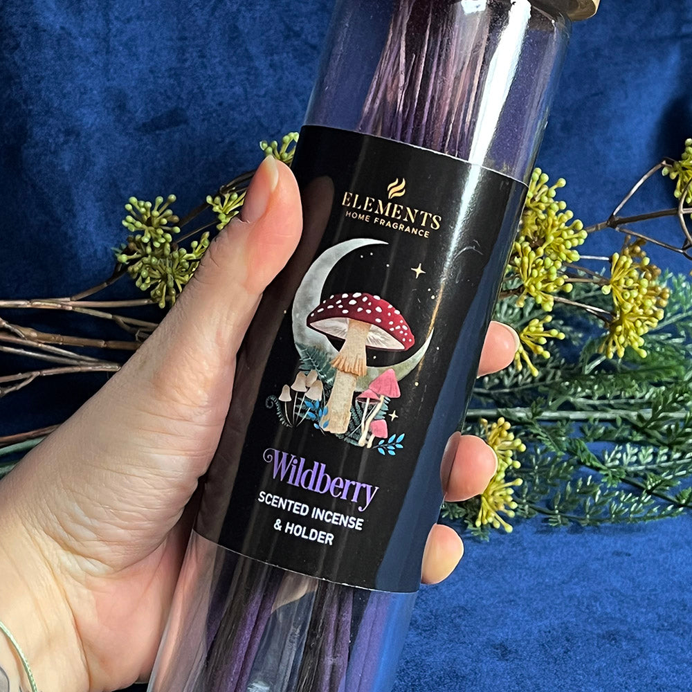 Incensi in stick "Dark Forest" ai frutti di bosco, witchy vibes