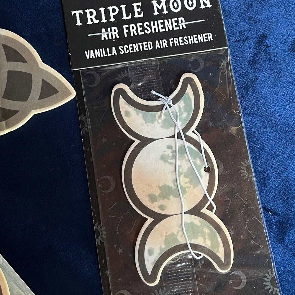 Profumo per auto witchy, pentacolo, strega, luna, triquetra