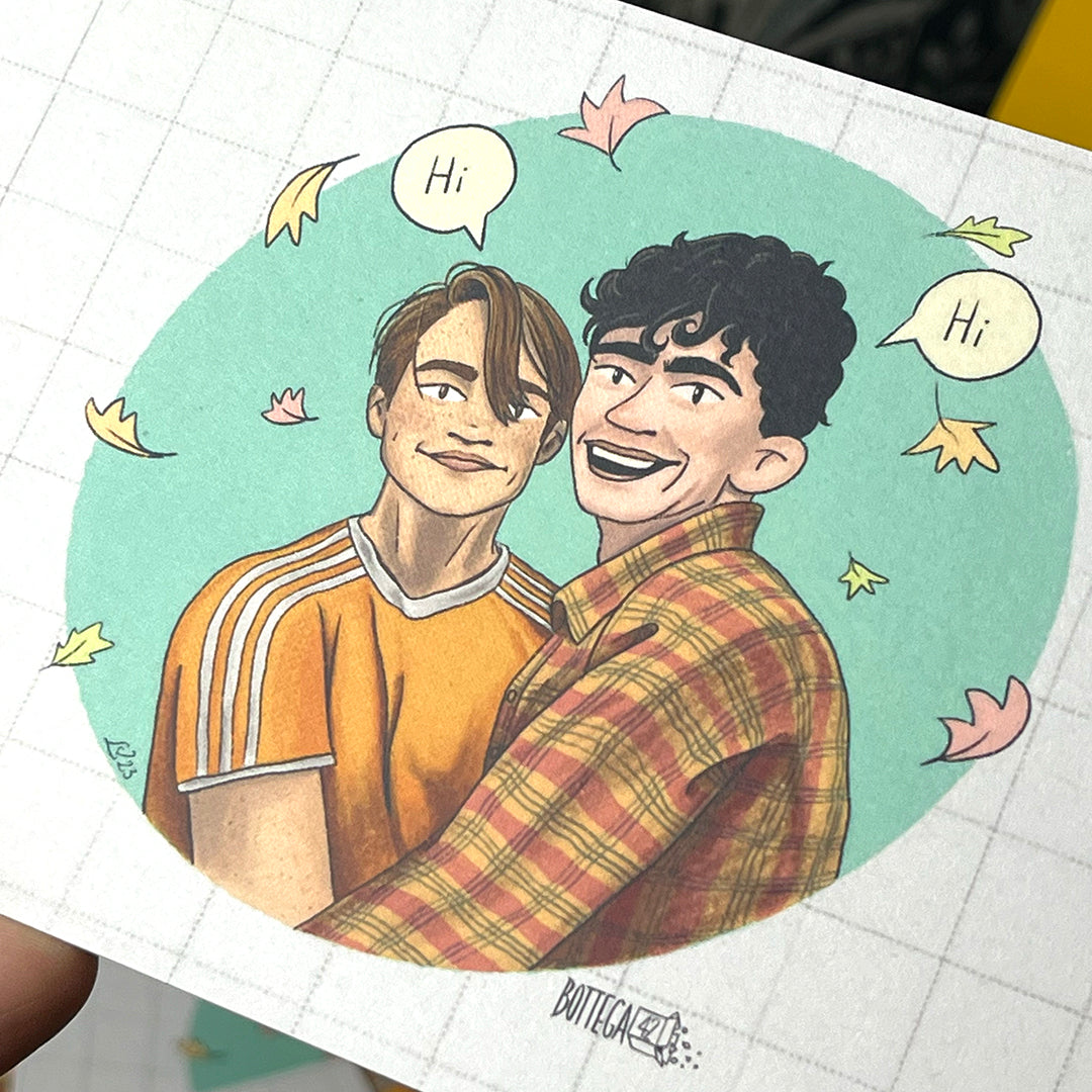 Cartolina Heartstopper, Nick & Charlie 10x15 LGBTQIA+