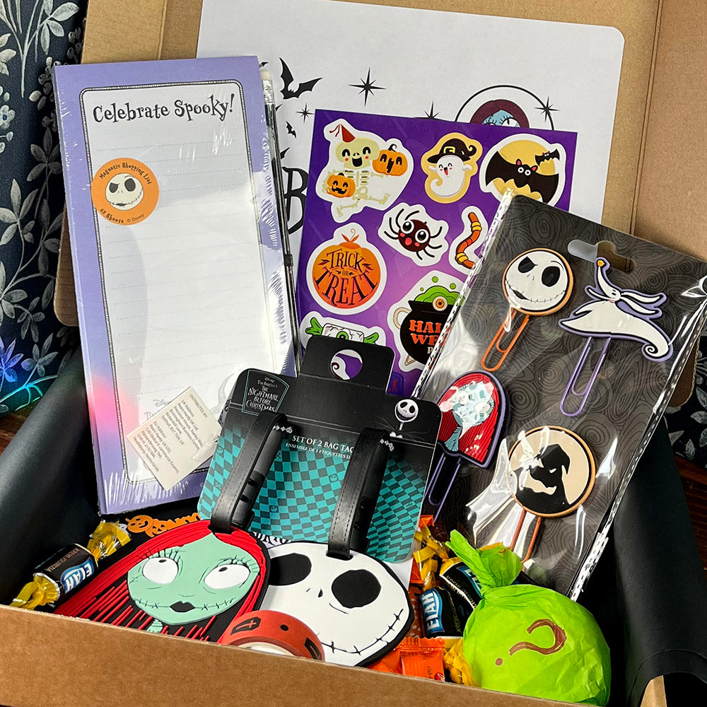 Burtonween Box, bundle cartoleria Tim Burton, Nightmare Before Christmas, Halloween