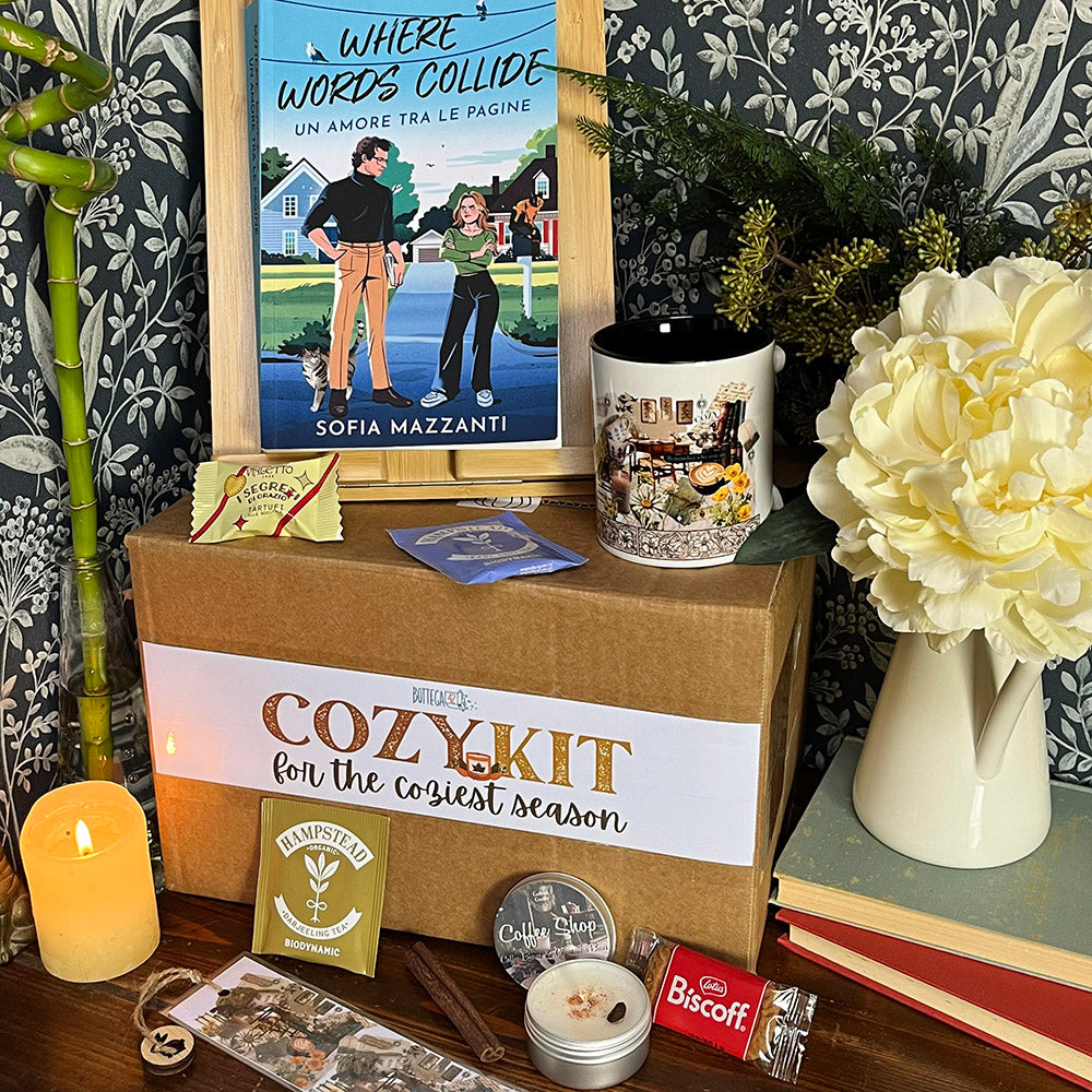 Cozy Kit, bundle box tazza, libro, candela - coccole autunnali