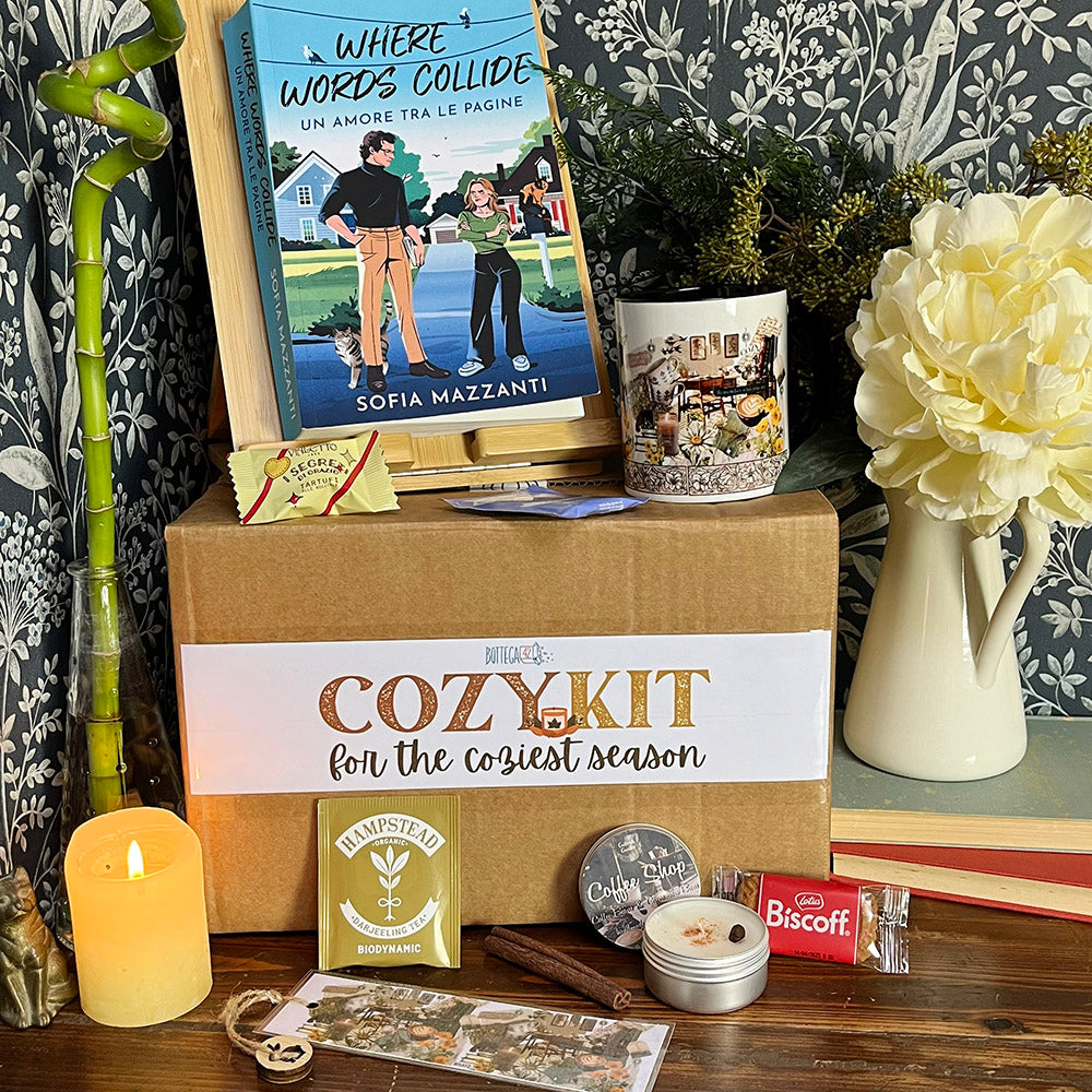 Cozy Kit, bundle box tazza, libro, candela - coccole autunnali