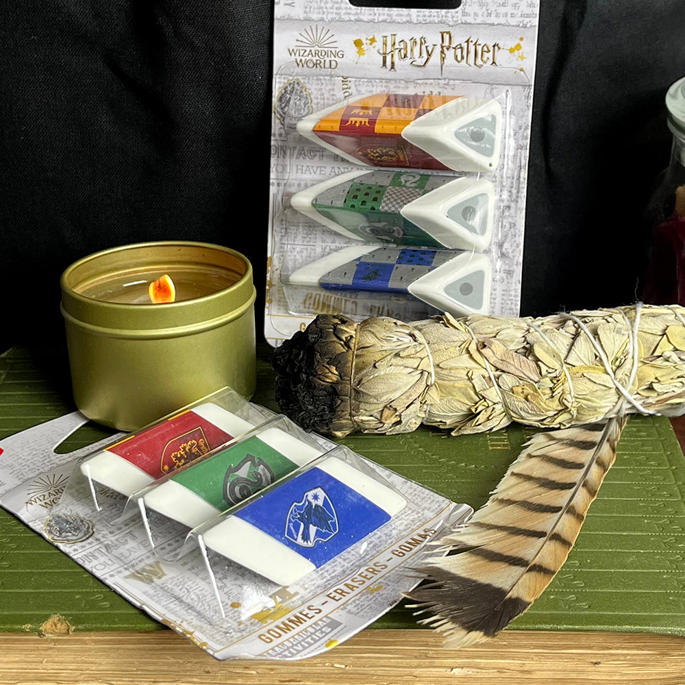 Gomme Harry Potter, set 3 gomme Case di Hogwarts