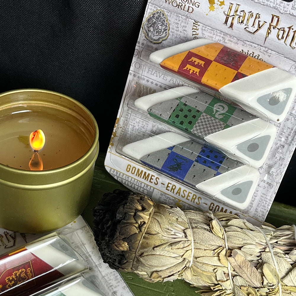 Gomme Harry Potter, set 3 gomme Case di Hogwarts