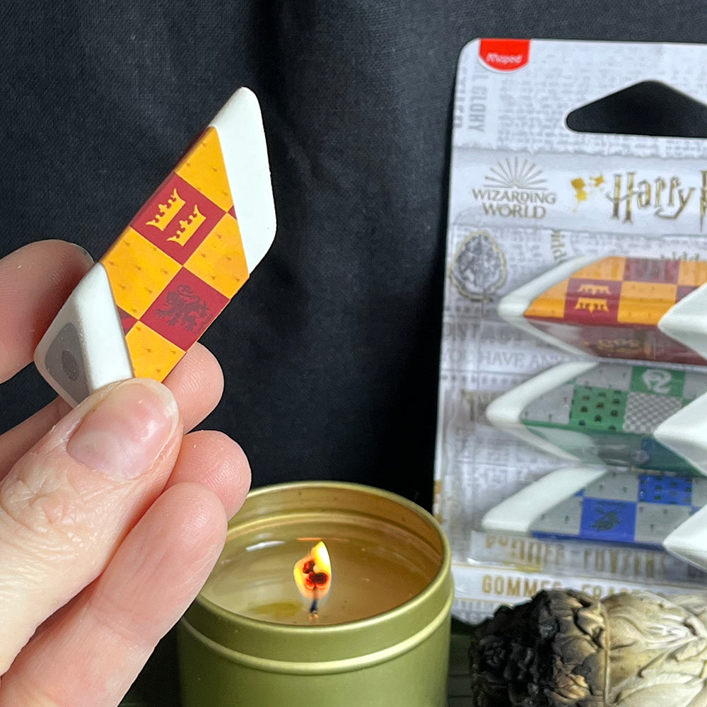 Gomme Harry Potter, set 3 gomme Case di Hogwarts