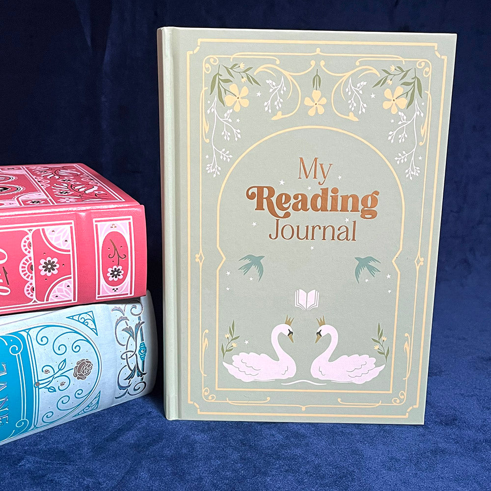 Reading Journal "Enchanted Library", tracker diario lettura, libri, booklover