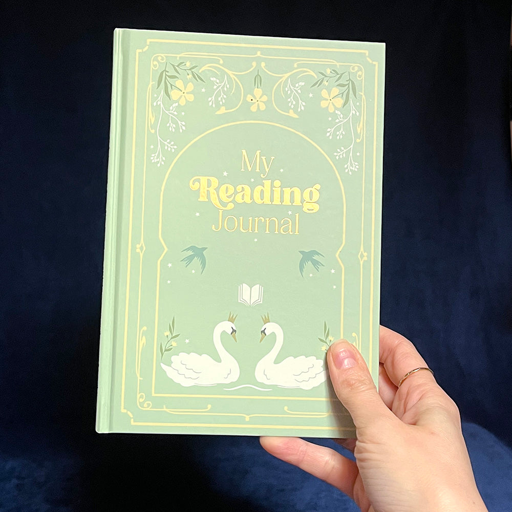 Reading Journal "Enchanted Library", tracker diario lettura, libri, booklover