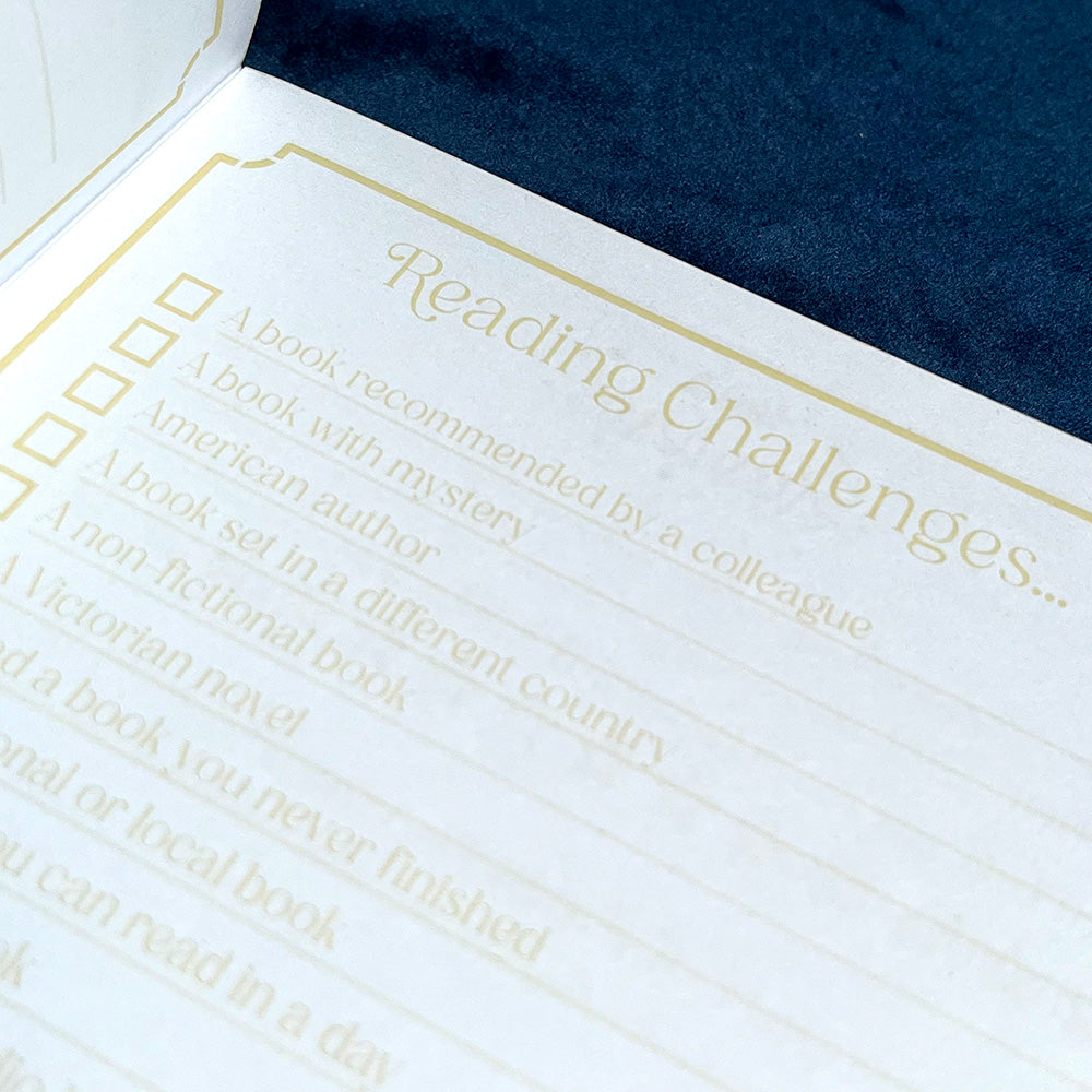 Reading Journal "Enchanted Library", tracker diario lettura, libri, booklover