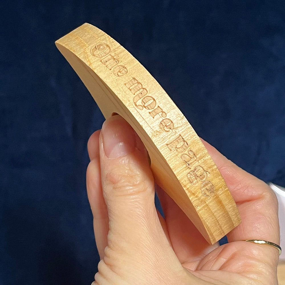 Segnalibro da pollice "Book Club" in legno, booklover