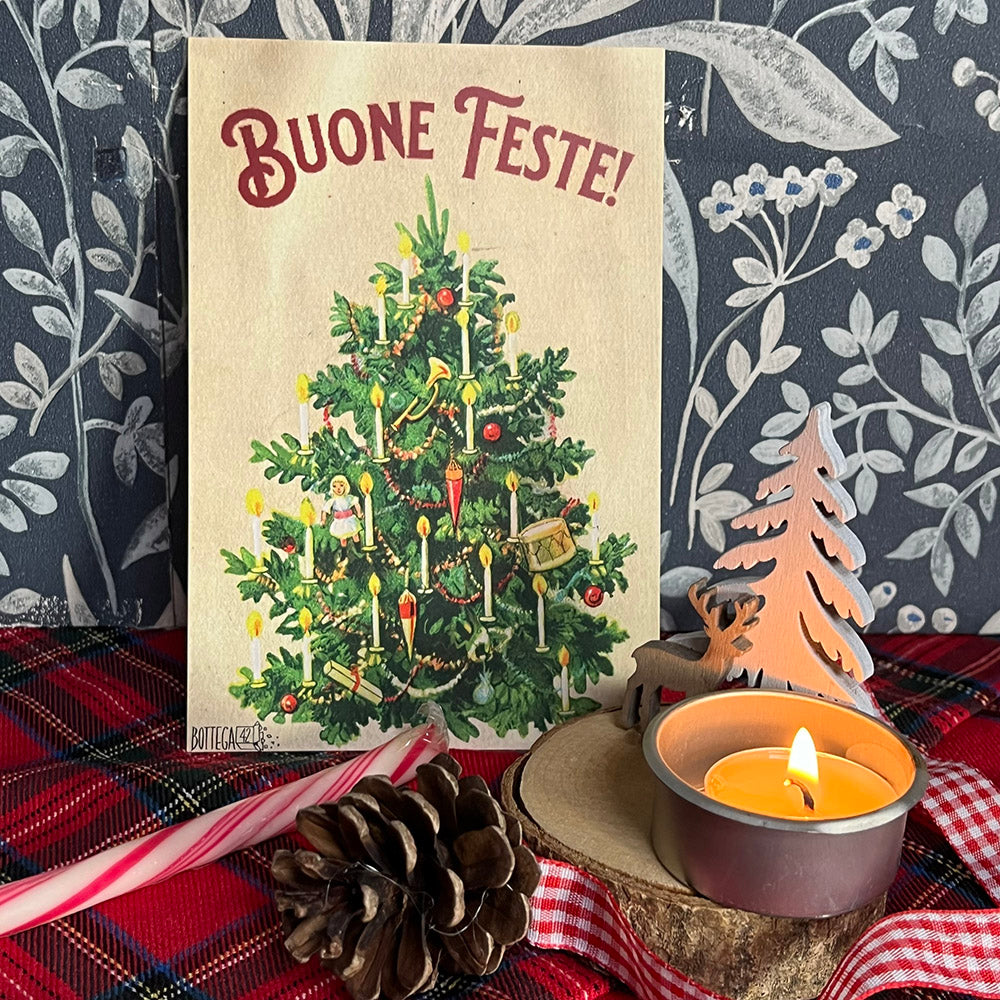 Cartoline di Natale, biglietti natalizi vintage