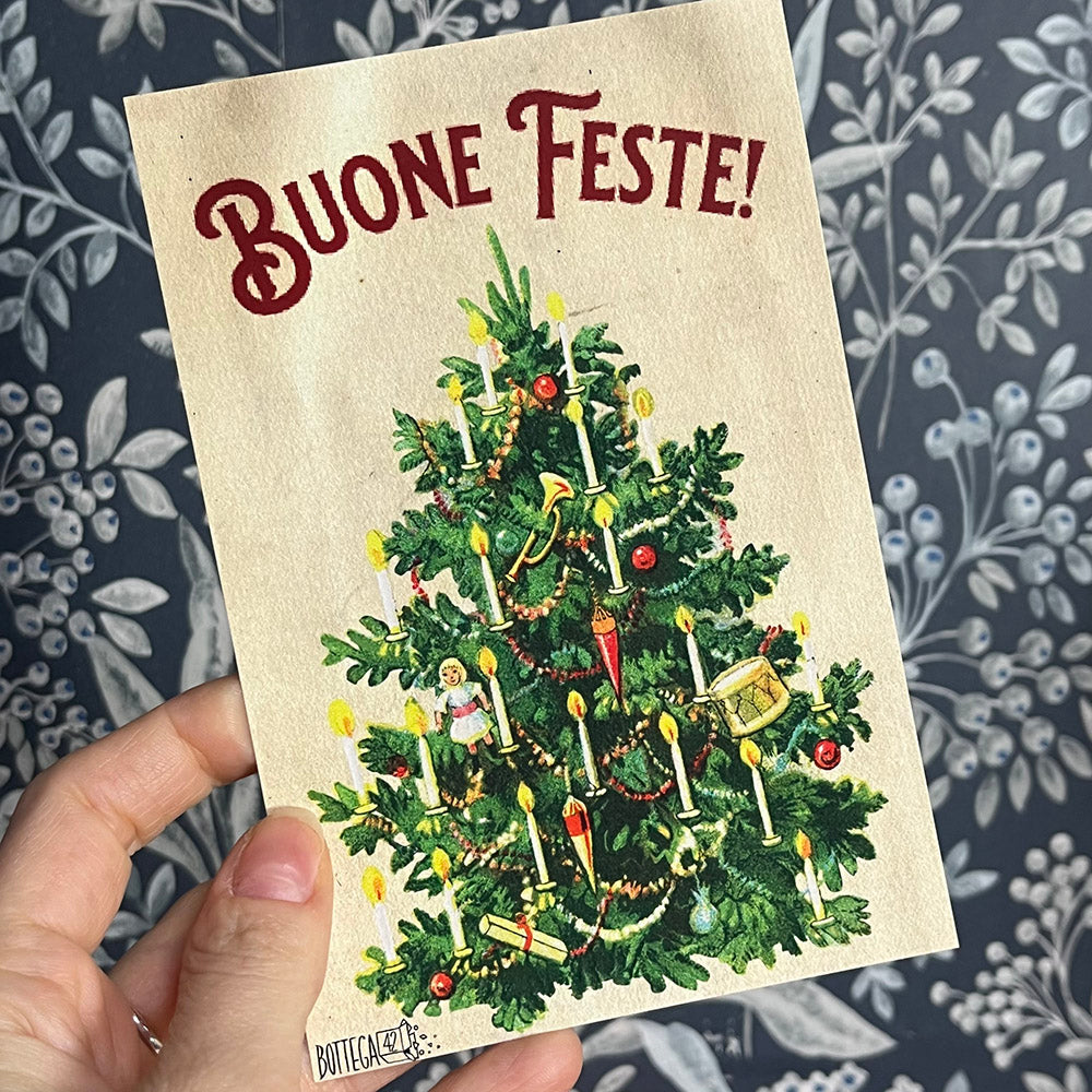 Cartoline di Natale, biglietti natalizi vintage