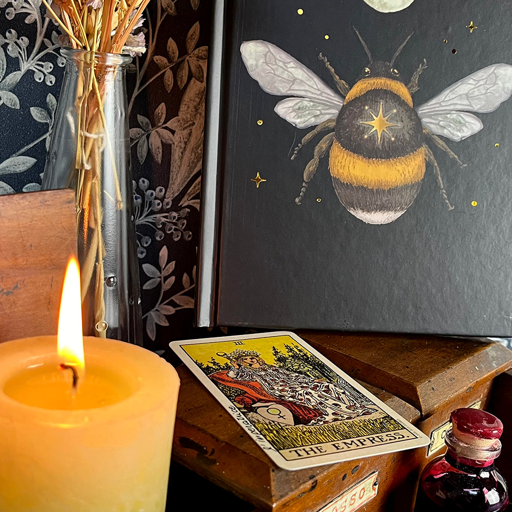 Quaderno "Forest Bee" ape e luna, A5 a righe