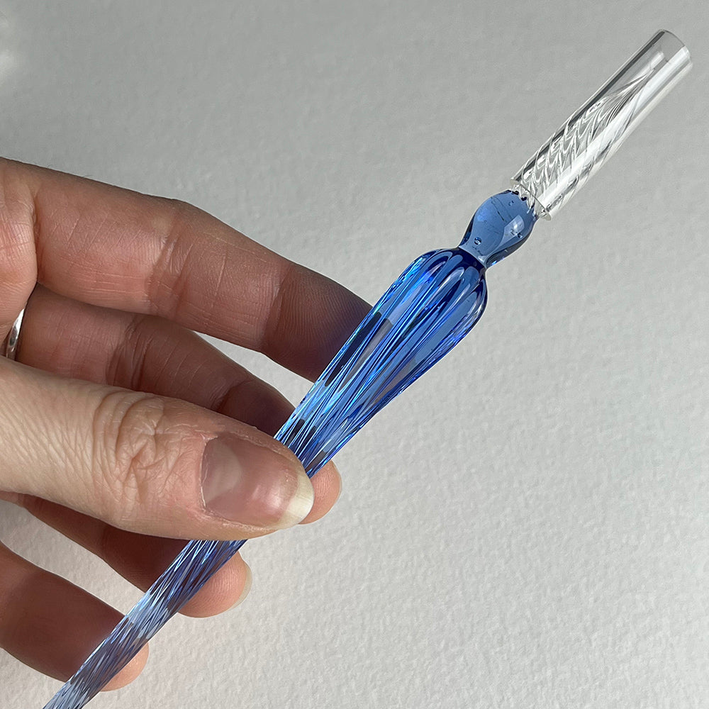 Penna di vetro a immersione per calligrafia - colori vari