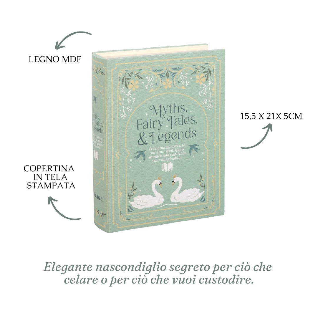 Scatola-Libro "Myths, Fairy Tales & Legends", organizzazione, booklovers