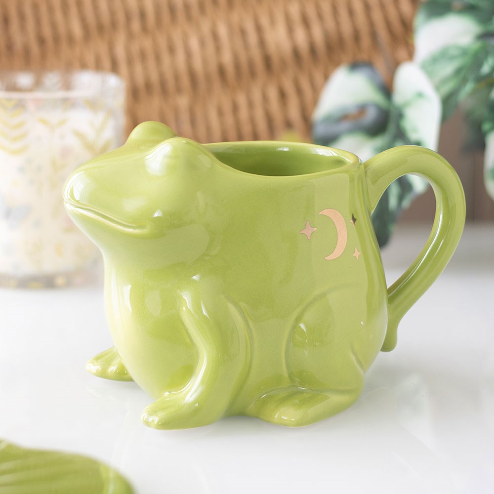 Tazza e piattino "Luna Frog"