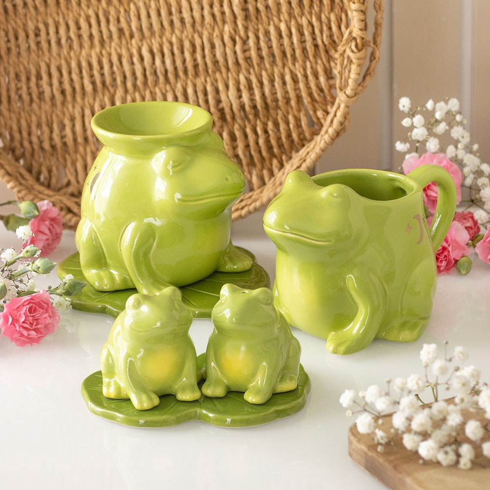 Tazza e piattino "Luna Frog"