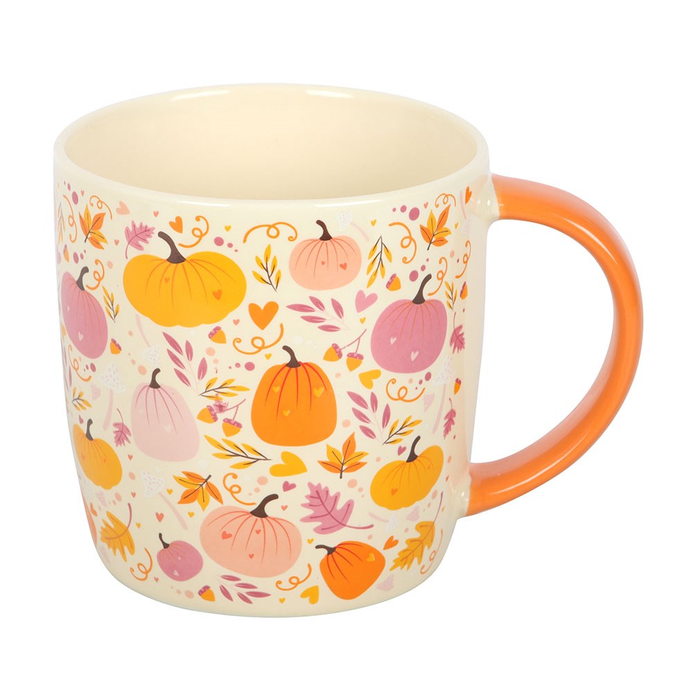 Tazza "Summer Pumpkin" zucca estiva, summerween, colori pastello, autunno