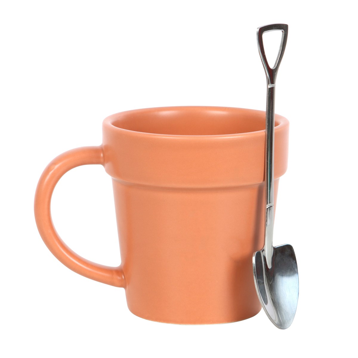 Tazza - vaso per piante con cucchiaino a forma di pala