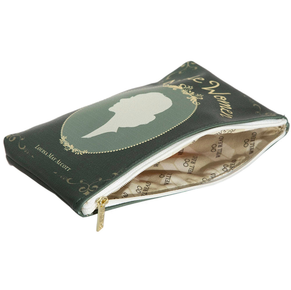 Astuccio pochette Jane Austen, Orgoglio e Pregiudizio, Lousia May Alcott, Piccole Donne