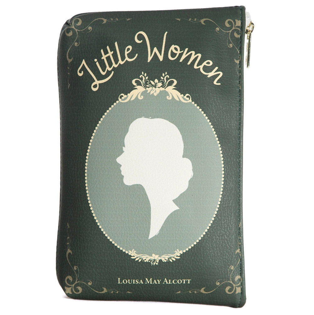 Astuccio pochette Jane Austen, Orgoglio e Pregiudizio, Lousia May Alcott, Piccole Donne