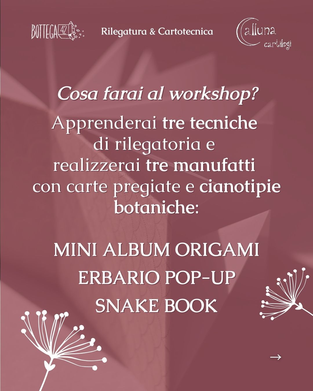 WS Rilegatura e Cartotecnica - full immersion sabato 4 aprile 2026