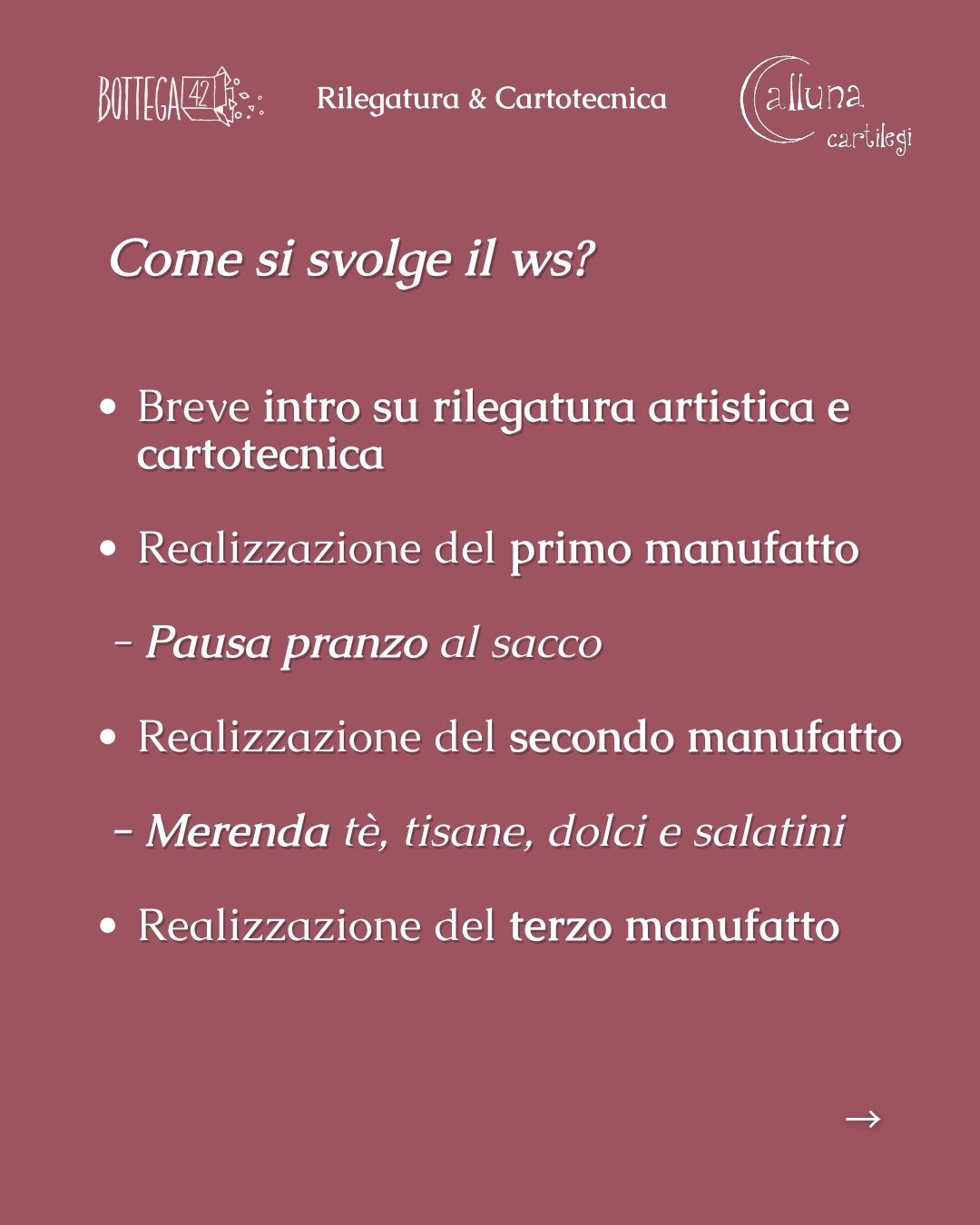 WS Rilegatura e Cartotecnica - full immersion sabato 4 aprile 2026