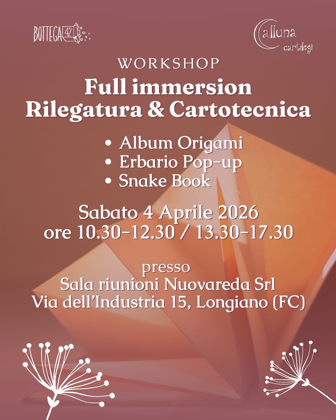 WS Rilegatura e Cartotecnica - full immersion sabato 4 aprile 2026