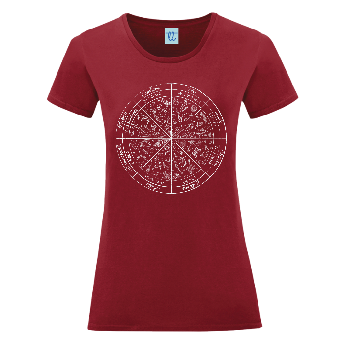 T-Shirt donna Ruota dell'Anno Witchy