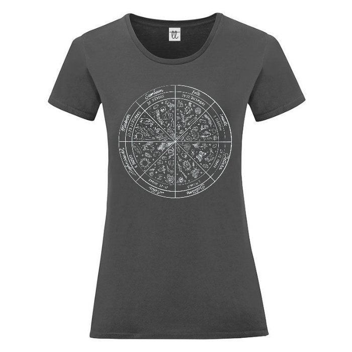 T-Shirt donna Ruota dell'Anno Witchy