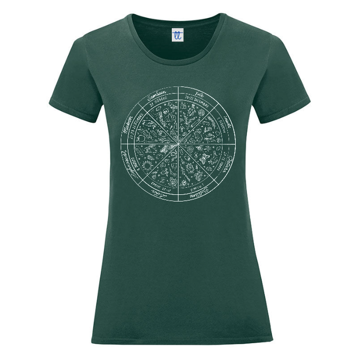 T-Shirt donna Ruota dell'Anno Witchy
