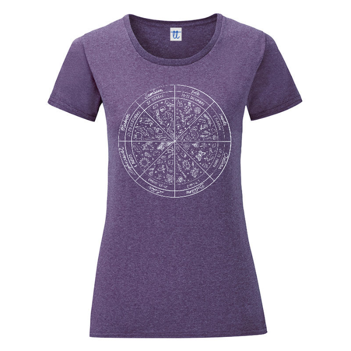 T-Shirt donna Ruota dell'Anno Witchy