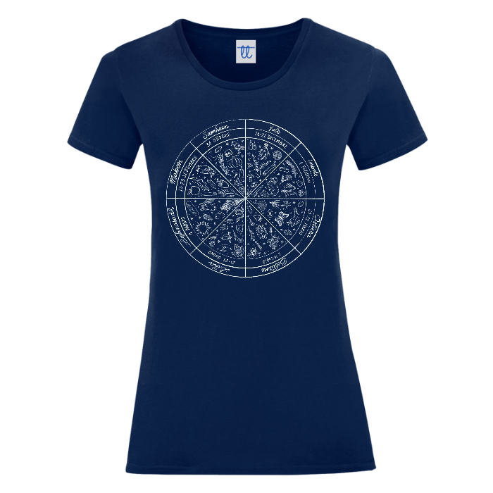 T-Shirt donna Ruota dell'Anno Witchy