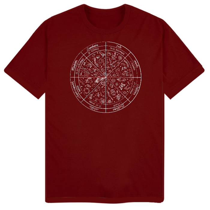 T-Shirt uomo Ruota dell'Anno Witchy