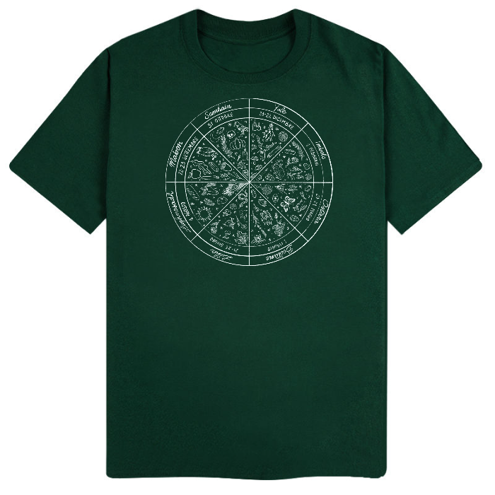 T-Shirt uomo Ruota dell'Anno Witchy