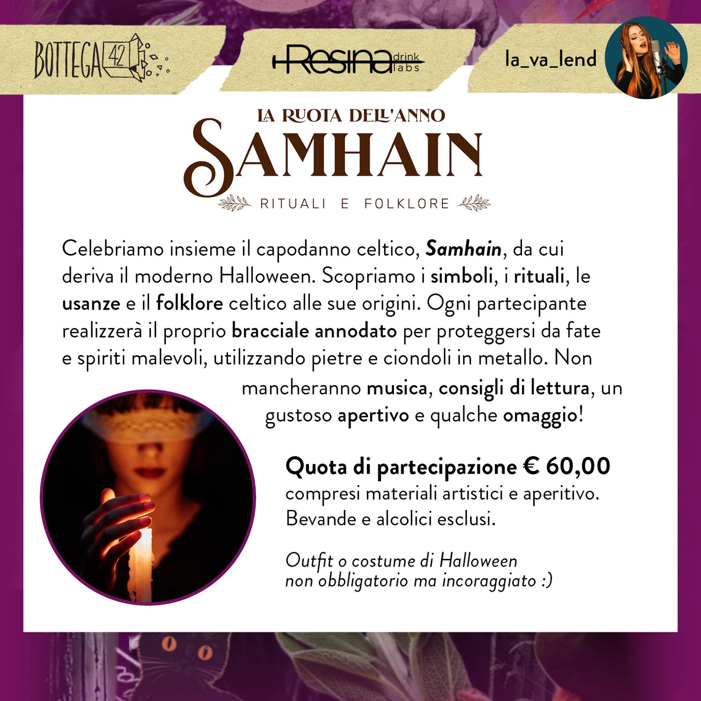 SAMHAIN, evento Ruota dell'Anno, 27 ottobre 2024 