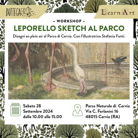 Workshop "Leporello Sketch al Parco", sabato 28 settembre 2024