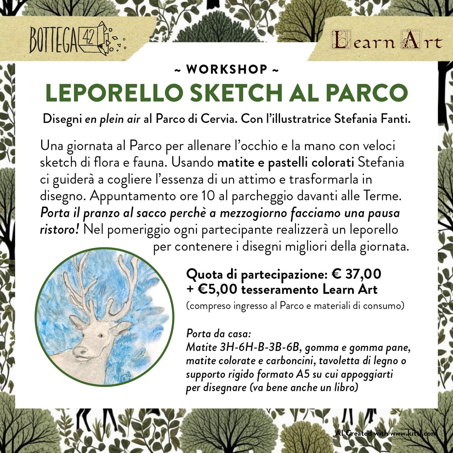 Workshop "Leporello Sketch al Parco", sabato 28 settembre 2024