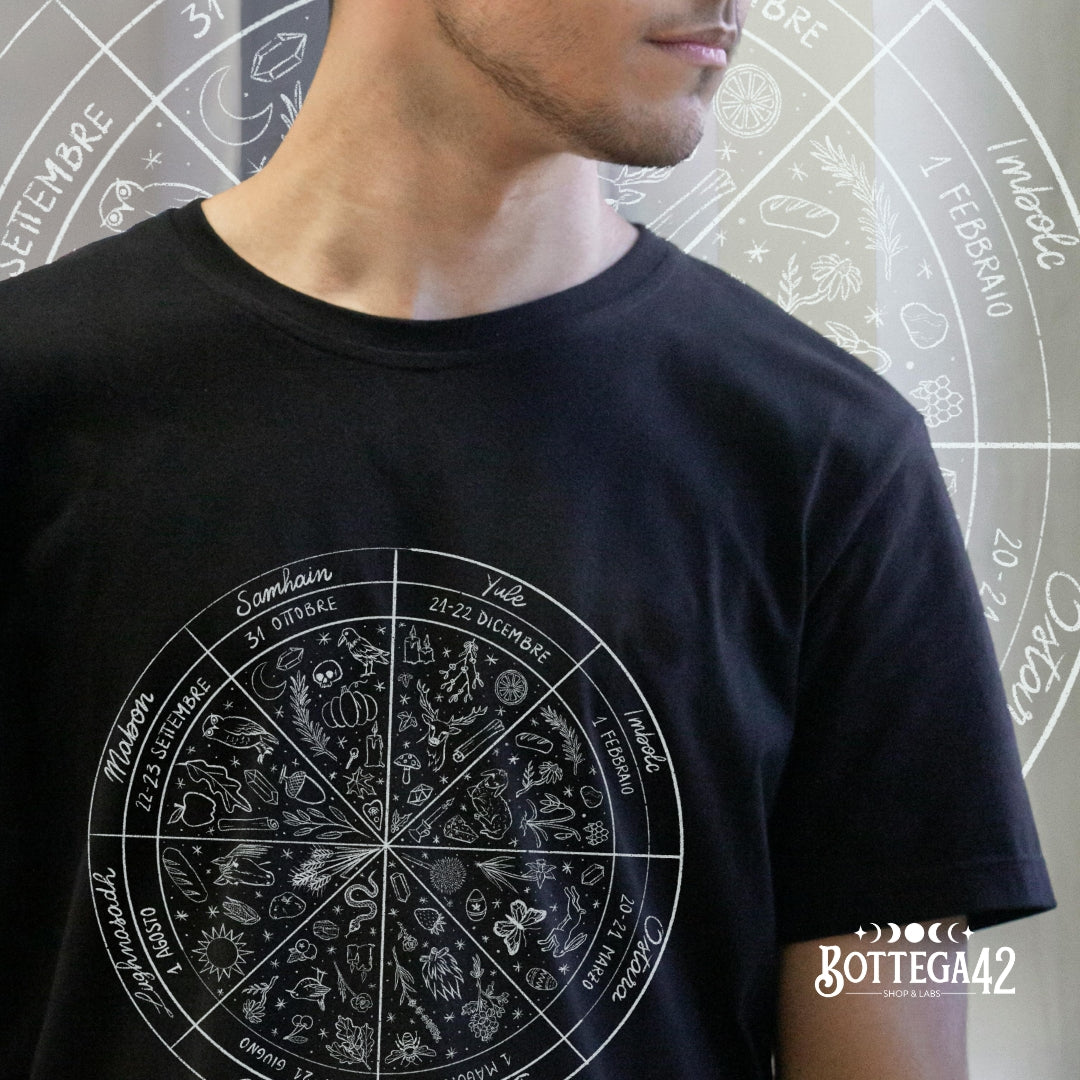 T-Shirt uomo Ruota dell'Anno Witchy