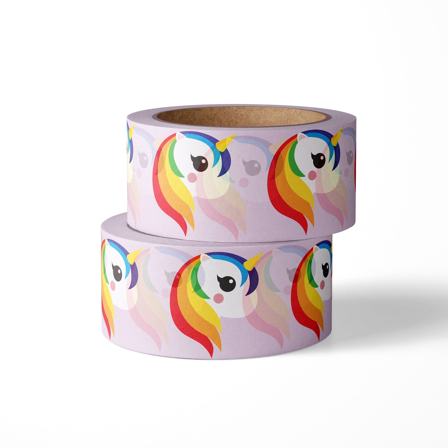 Washi Tape nastro carta adesivo "Unicorn", unicorno arcobaleno