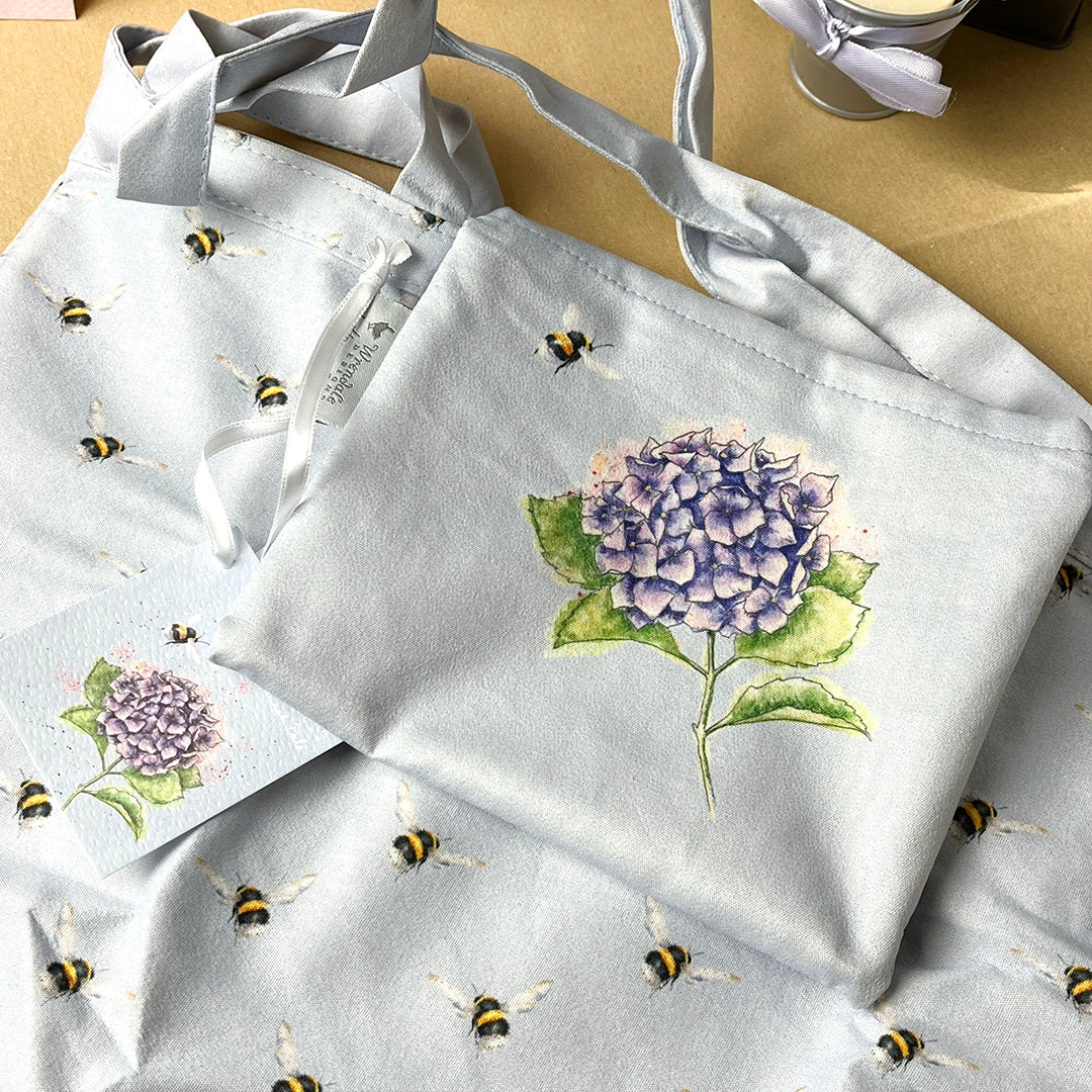 Borsa Shopper Pieghevole Fiori e Animaletti di Campagna