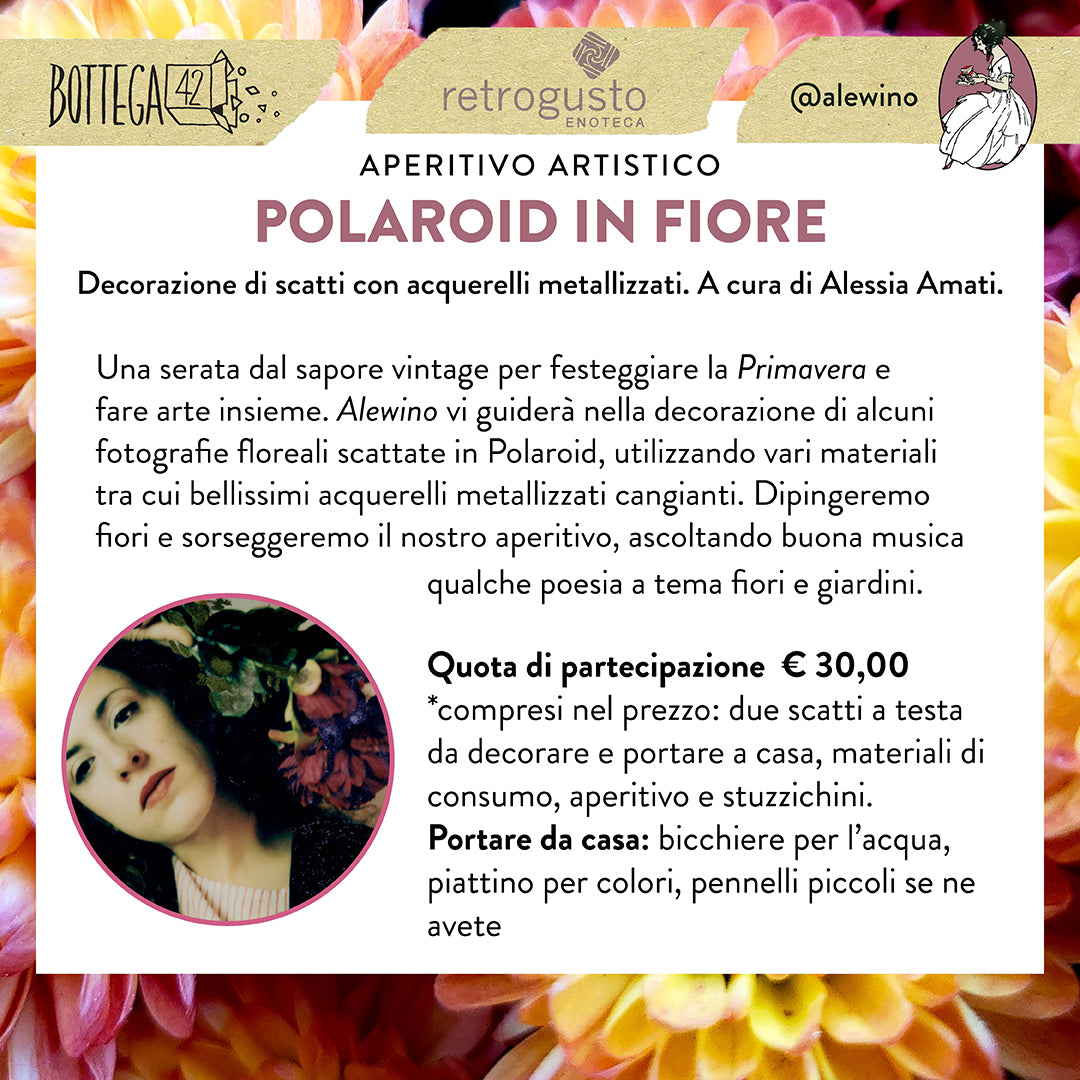 Workshop Polaroid in Fiore, 11 maggio 2023